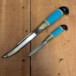 Bernal Cutlery Luomanen & Kumpp Double Puukko Carbon Steel Galalite Minty 1922-45 The Vault