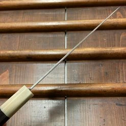 Hitohira Togashi 165mm Petty Kasumi Stainless Clad Shirogami 1 Ebony Handle