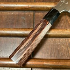 H&K Mazaki 240mm Gyuto Shirogami 2 Migaki Finish Wenge