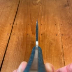 Silverthorn Butcher's Cleaver 1084 Carbon Steel Green Burlap Micarta Handle