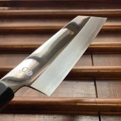 Sakai Kikumori'Choyo' 180mm Kiritsuke Santoku - Ginsanko - W/ Saya - On Order