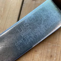 Bernal Cutlery The Vault J Russell 10” Bullnose Scimitar Carbon Steel Made For US Military 1953