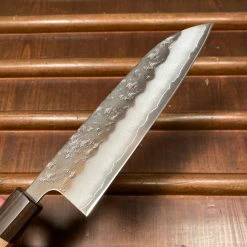 Hitohira Futana S3 170mm Santoku Ginsanko Nashiji Cherry Wood