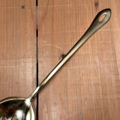 Gabriel Rudolph Gestura 9” 00 Oro Golden Stainless Steel Kitchen Slotted Spoon