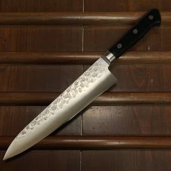 Hitohira T10 210mm Gyuto Tsuchime Pakka Handle