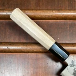 Hitohira GR 135mm Petty Iron Clad Aogami 2 Damascus Ho Wood