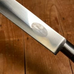 Bernal Cutlery Sabatier Trumpet / Ancien Maison 9.5” Carving Knife Stainless France 1950’s