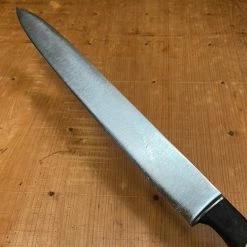 Bernal Cutlery Unmarked 10.25" Slicer Carbon Steel Hand Forged 1950's-70's Solingen
