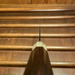 H&K Nakagawa 240mm Kiritsuke Gyuto Aogami 1 Damascus Ebony Blond