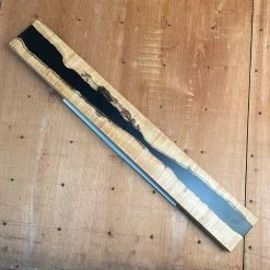Knife En Place Harmony Spalted Quartersawn Curly Maple With Black Epoxy - 18.75x2.5" Kitchen Tools