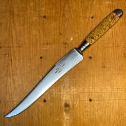 Bernal Cutlery H Boker / Wyeth Hardware 6" Carving Knife Carbon Steel Jigged Bone Solingen 1915 To ~20's