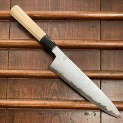 Sakai Kikumori'Kikuzuki Uzu' 210mm Gyuto Aogami 1 W/ Saya