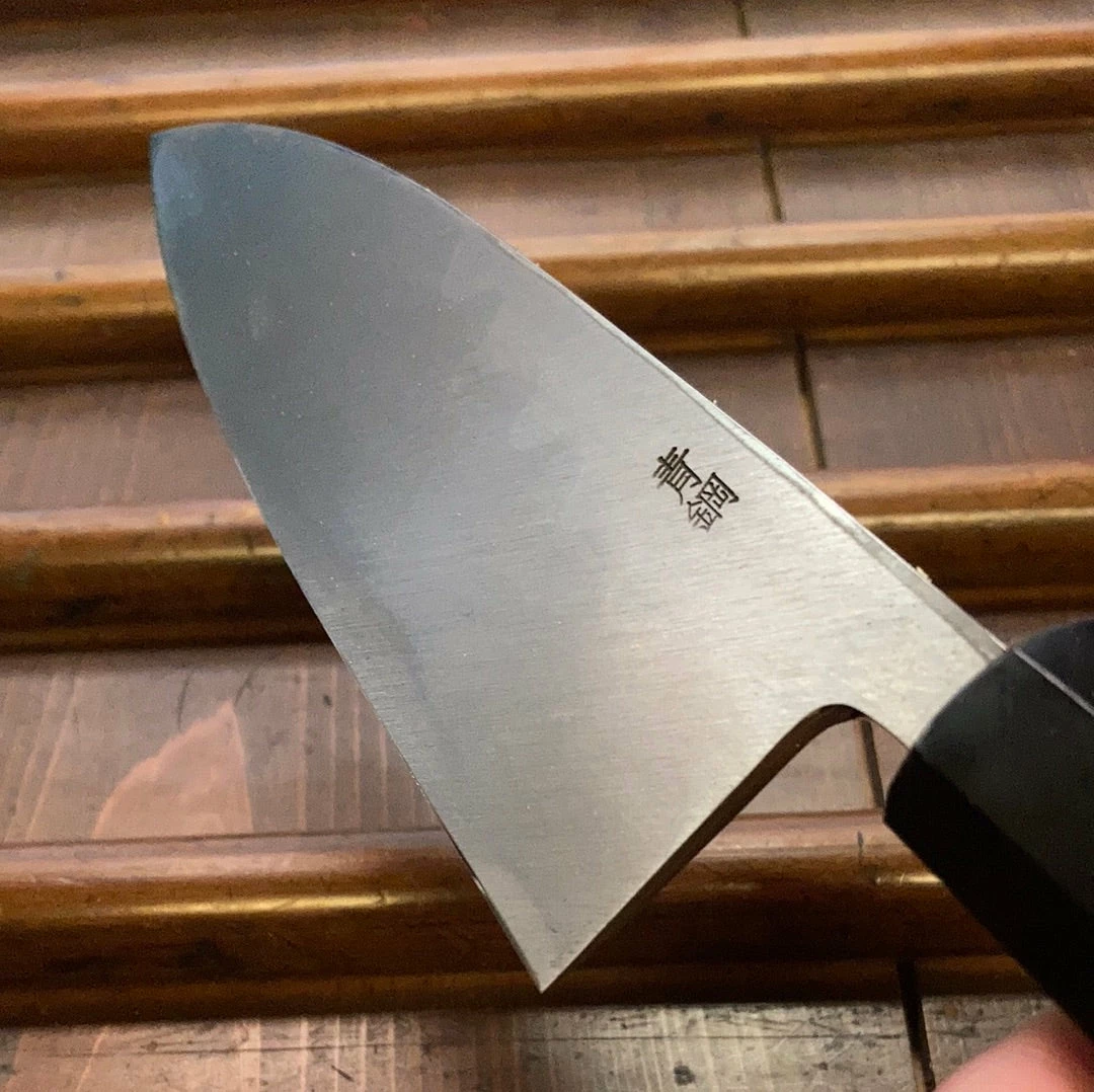 Hitohira Kikuchiyo Manzo 150mm Deba Aogami 2 Ho Wood W/ Saya