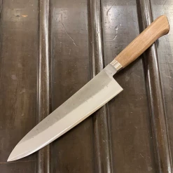 Hitohira TD 210mm Gyuto Stainless Clad Aogami 2 Nashiji Western