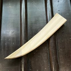 Bernal Cutlery Second EDRO 8" Silverthorn Trimming / Scimitar Saya - Poplar With Magnet
