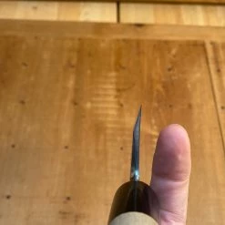 Trade In - Sakai Kikumori Tomoshibi 150mm Deba Shirogami #2 W/ Box