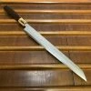 Hitohira Tanaka Manzo 300mm Kiritsuke Yanagi Aogami 1 Damascus Ebony W/ Saya