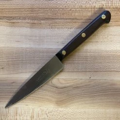 K Sabatier - NOS 4.25" Plate-Semelle Office - Hand Forged Carbon Steel - Birds Head Pommel Palisander The Vault