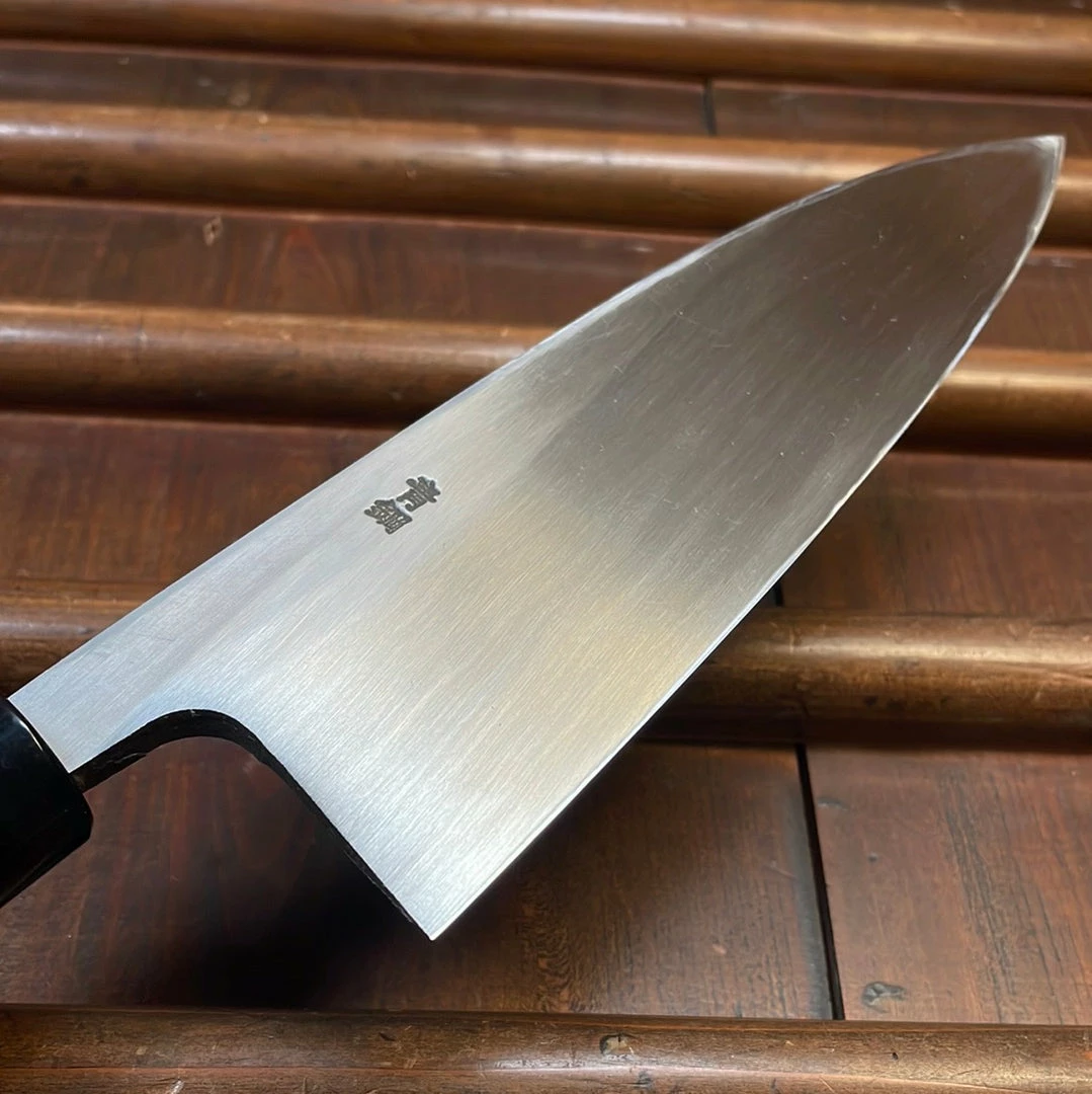 Hitohira Gorobei 165mm Deba LEFTY Aogami 2 Ho Wood
