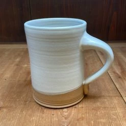 Millet & Hammer White Ceramic Coffee Mug