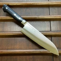 Okuda Masazumi 165mm Santoku Stainless Clad Aogami 2