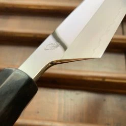 Sakai Kikumori'Choyo' 180mm Kiritsuke Santoku - Ginsanko - W/ Saya - On Order