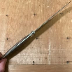 Eichenlaub Forged Tableware - Old German Table Knife- Walnut Matte - Set Of 6 Eichenlaub Tableware