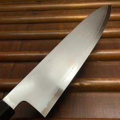 H&K Myojin Riki Sesakusho Myojin Naohito 240mm Gyuto SG2 Stainless Kasumi Teak