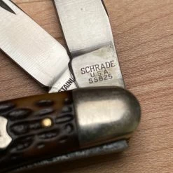 Bernal Cutlery Schrade 3.5” Stockman Stainless USA 1970’s