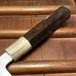 H&K Nakagawa 240mm Kiritsuke Gyuto Aogami 1 Damascus Ebony Blond