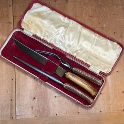 Bernal Cutlery Meridan Cutlery Co Carving Set Late 19th Early 20th C