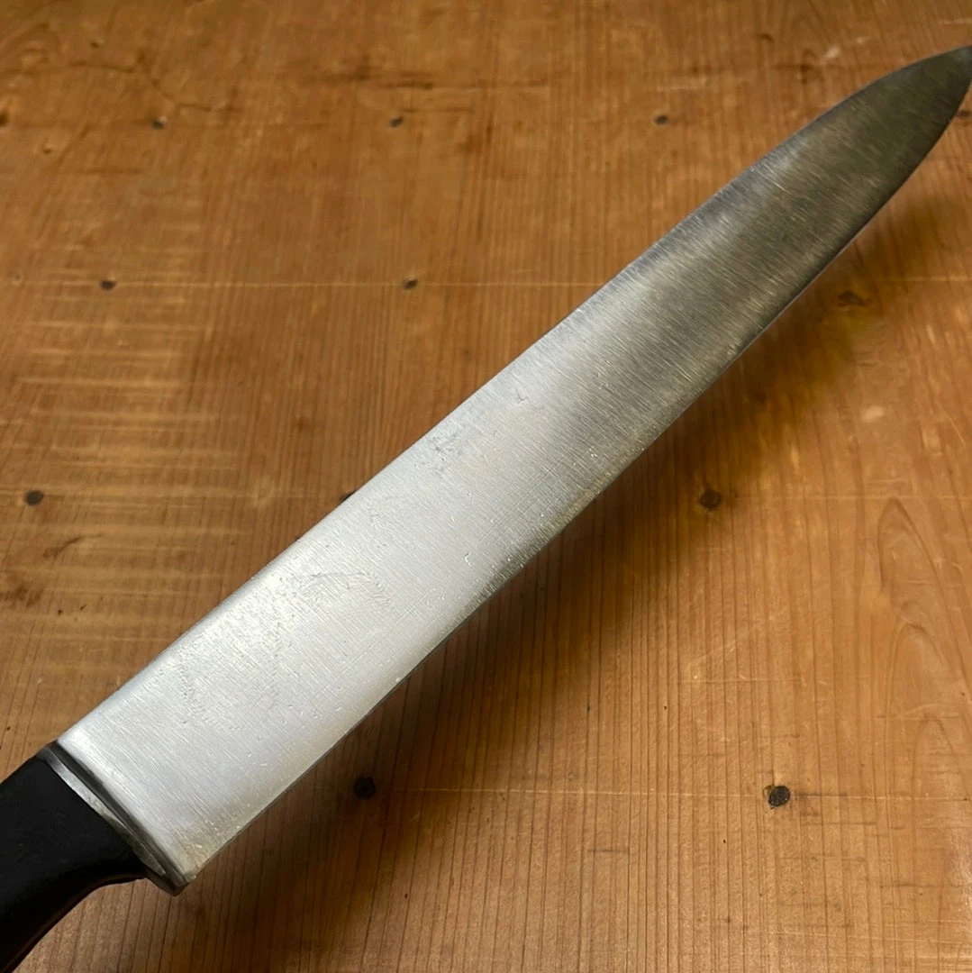 Bernal Cutlery Unmarked 10.25" Slicer Carbon Steel Hand Forged 1950's-70's Solingen