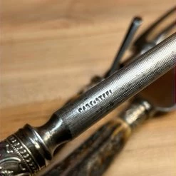 Bernal Cutlery SL&S Sheffield Ltd Cutlers Carving Set Carbon Steel & Stag ~1900-1920