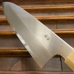 Hitohira Togashi 240mm Gyuto Stainless Clad Shirogami 1 Ziricote Handle