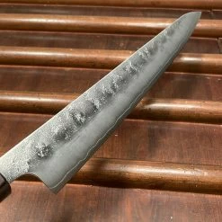 Hitohira Futana S3 240mm Sujihiki Ginsanko Nashiji Cherry Wood