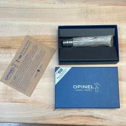 Opinel No.08 Laminated Birch Edition Knives - Grey