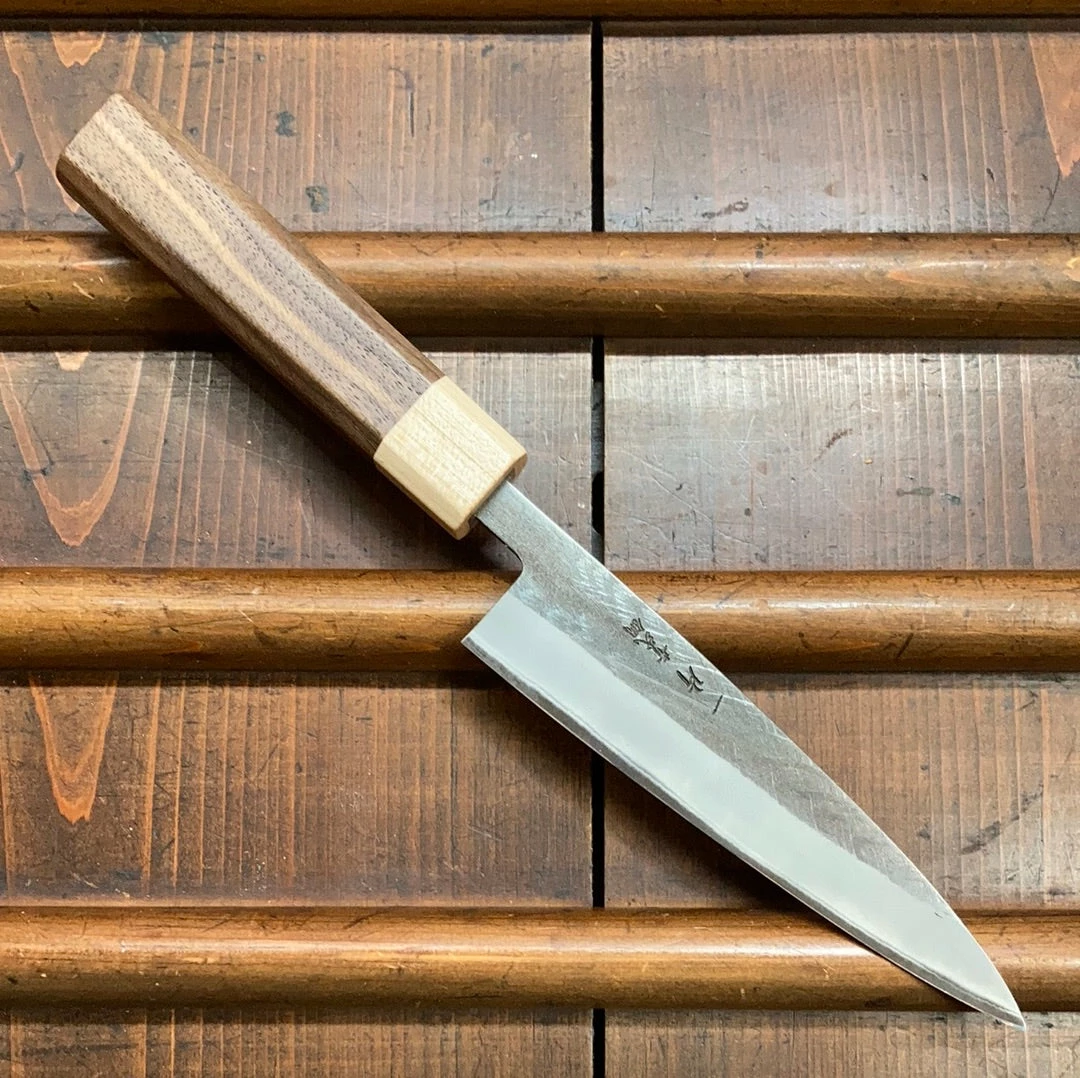 Hitohira TD 135mm Petty Stainless Clad Aogami 2 Kurouchi