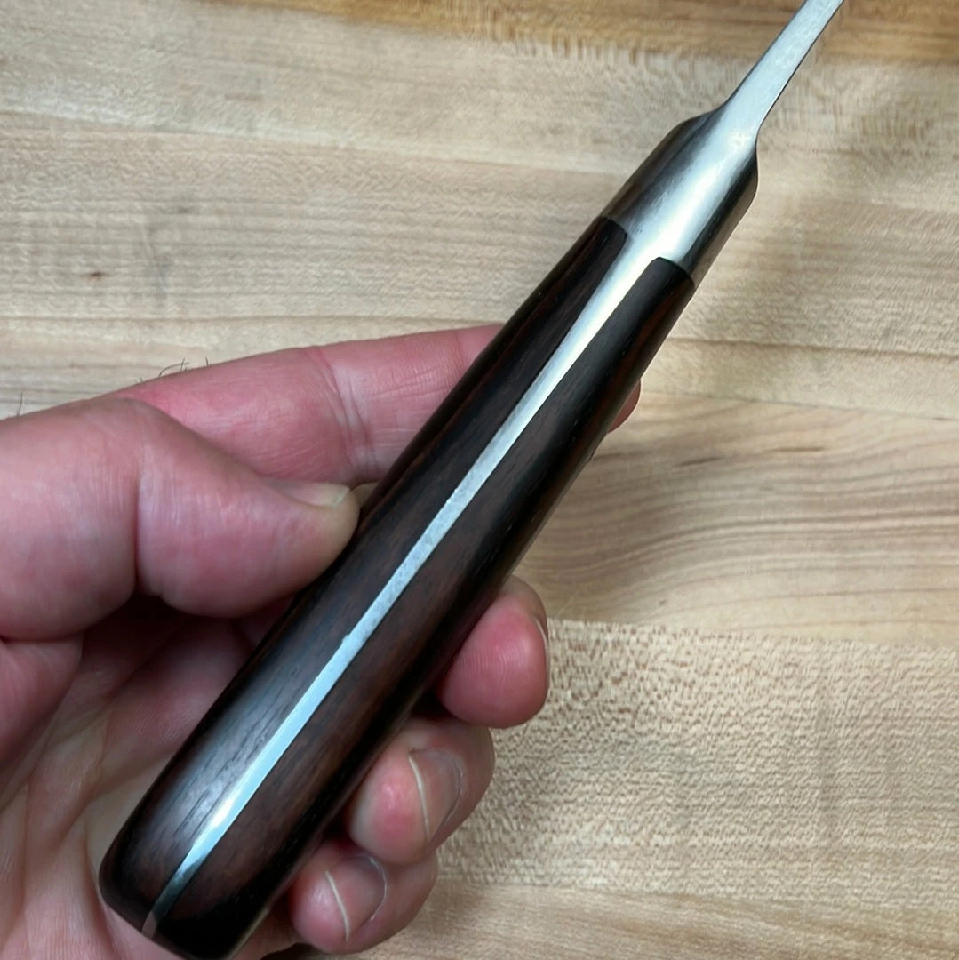 Bernal Cutlery The Vault Sabatier Lion 10" Chef Knife Stainless Steel Custom Macasser Ebony Handle