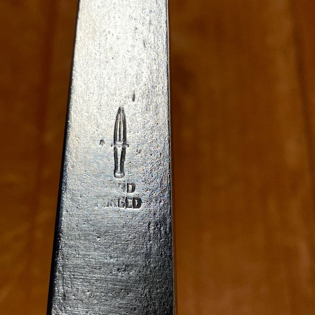 Bernal Cutlery The Vault Nogent Style 3.5" Paring Carbon Steel 'Hand Forged' W Dagger 1950's 60's?
