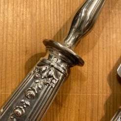 Bernal Cutlery The Vault French Carving Set Silver & Carbon Steel Paris Acier Forge