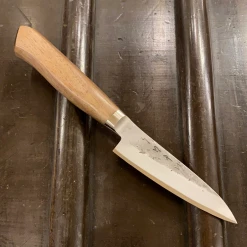 Waiting Room Hitohira TD 90mm Paring Stainless Clad Aogami 2 Nashiji Western - On Order