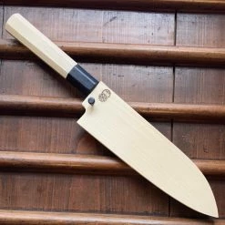 Sakai Kikumori'Choyo' 180mm Santoku - Aogami 1 - W/ Saya