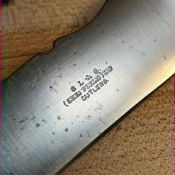 Bernal Cutlery SL&S Sheffield Ltd Cutlers Carving Set Carbon Steel & Stag ~1900-1920