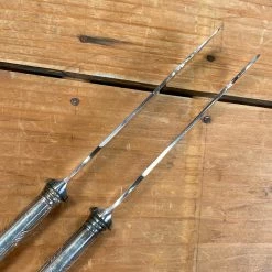 Bernal Cutlery The Vault Eichenlaub Butter And Cheese Serving Knives Stainless & Silverplate ~1950's?