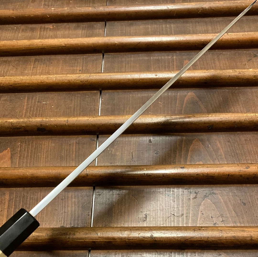 Hitohira Kikuchiyo Manzo 330mm Yanagi Aogami 2 Ho Wood W/ Saya