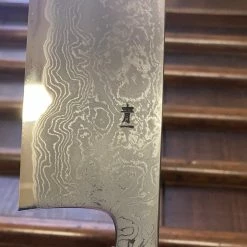 Hitohira Tanaka Kyuzo 240mm Gyuto Aogami 1 Damascus Ebony Handle (Fusion) The Vault