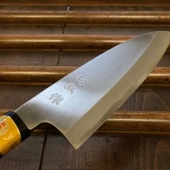MARUYOSHI Takehiro 165mm Funayuki Iron & SK Carbon Tool Steel PC Poplar
