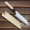 Sakai Kikumori 'Kikuzuki Uzu' 180mm Kiritsuke Santoku - Aogami 1 - W/ Saya
