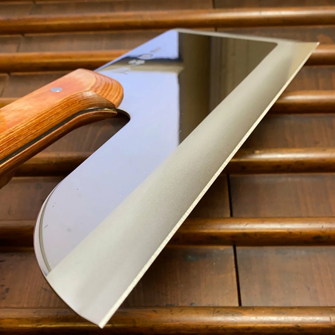 Hitohira Tsubaya Sobakiri 330mm Stainless Pakka Handle