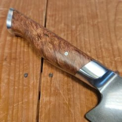 Steelport 10” Bread Knife 52100 Carbon Steel Stabilized Maple Steelport Knife Co.